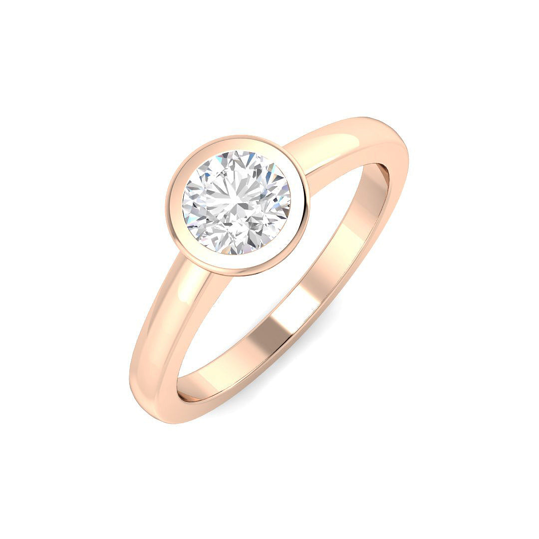 Engagement Diamond Ring 0.11ct–0.6ct – SR1463 – 18k Rose Gold