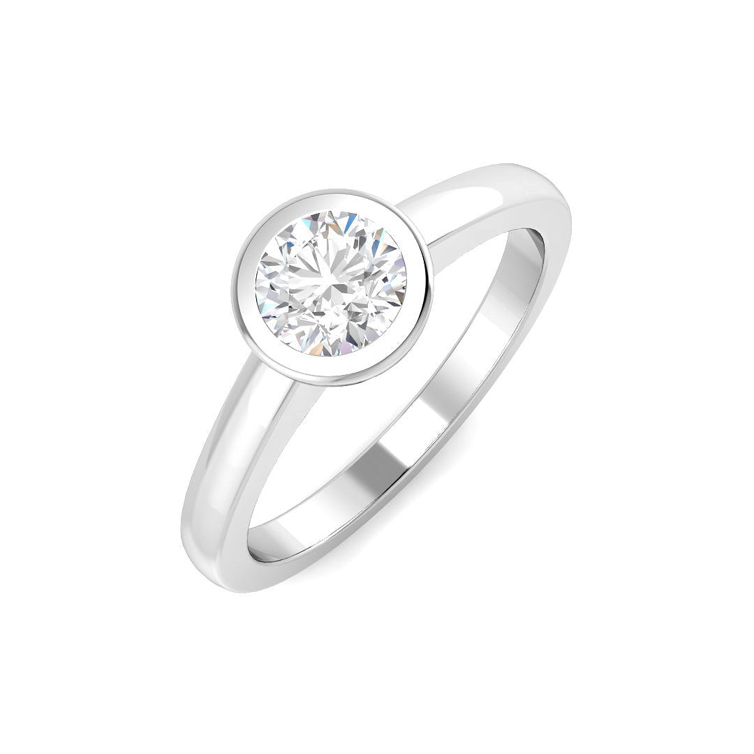 Engagement Diamond Ring 0.11ct–0.6ct – SR1463 – 18k White Gold