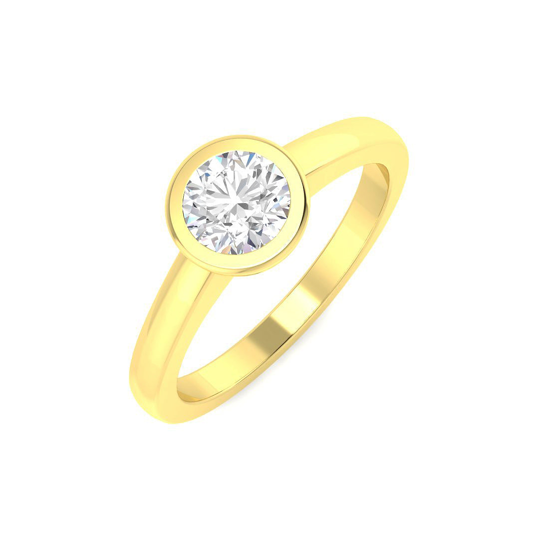 Engagement Diamond Ring 0.11ct–0.6ct – SR1463 – 18k Yellow Gold