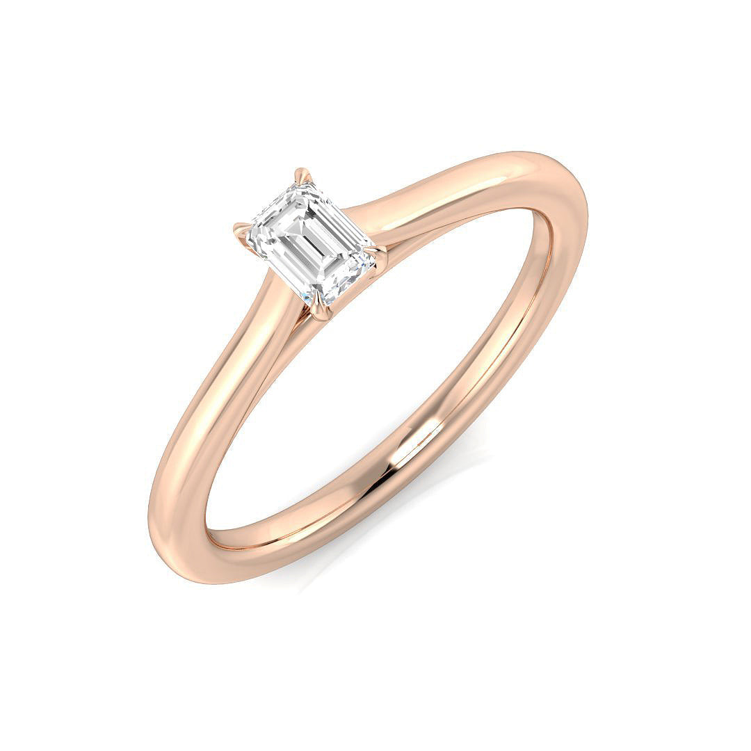 Engagement Diamond Ring 0.22ct–2.51ct – SR1590 – 18k Rose Gold