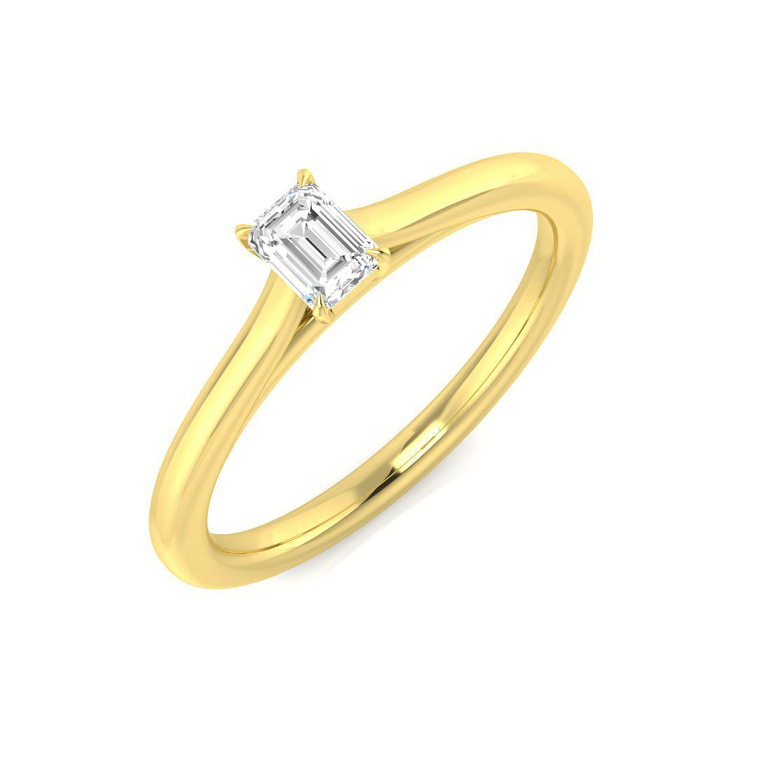 Engagement Diamond Ring 0.22ct–2.51ct – SR1590 – 18k Yellow Gold