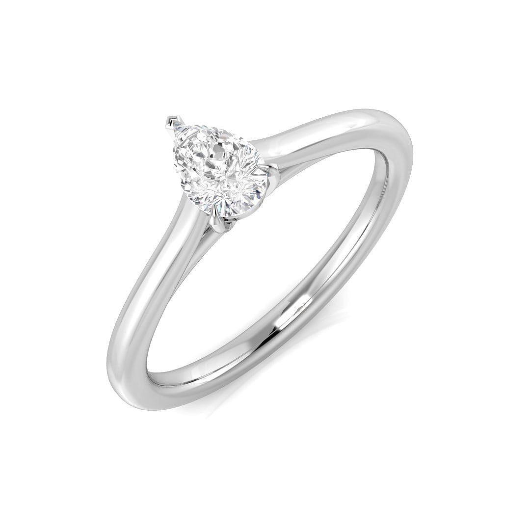 Engagement Diamond Ring 0.3ct – SR1594 – 18k White Gold