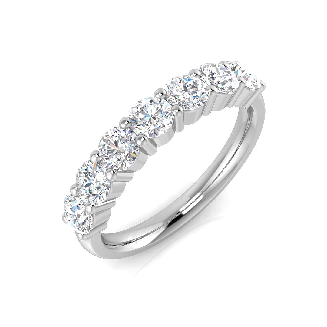 Multi Stone Diamond Ring 0.37ct–2.02ct – SR542 – 18k White Gold