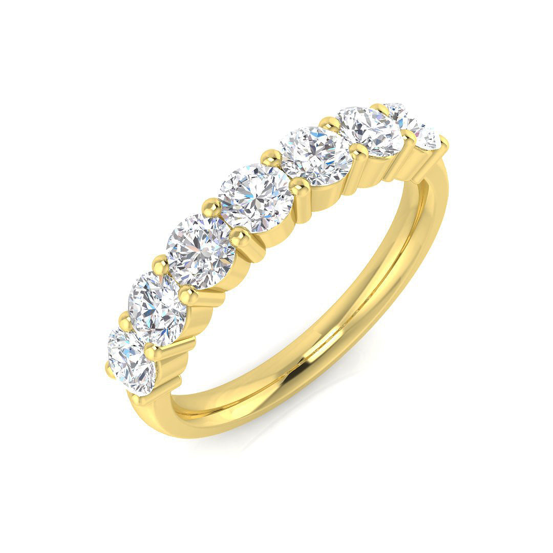 Multi Stone Diamond Ring 0.37ct–2.02ct – SR542 – 18k Yellow Gold