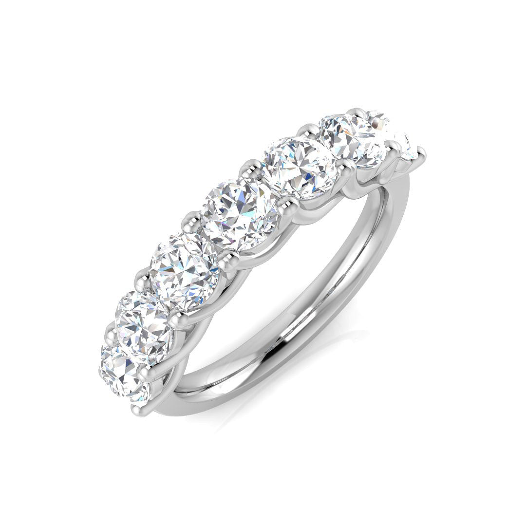 Multi Stone Diamond Ring 0.31ct–2.12ct – SR1933 – 18k White Gold
