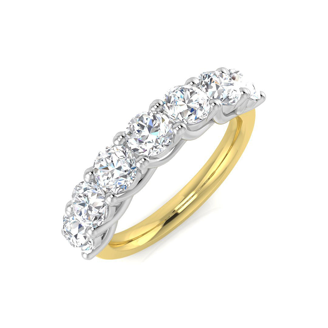 Multi Stone Diamond Ring 0.31ct–2.12ct – SR1933 – 18k Yellow Gold