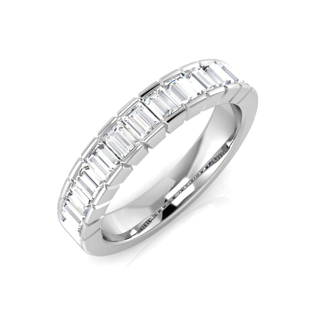 Half Eternity Diamond Ring 0.5ct–1.03ct – SR1936 – 18k White Gold