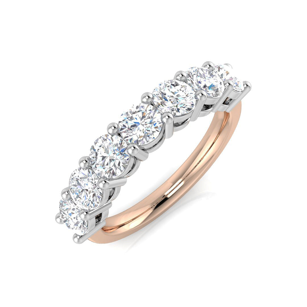 Multi Stone Diamond Ring 2.18ct–3.03ct – SR1956 – 18k Rose Gold
