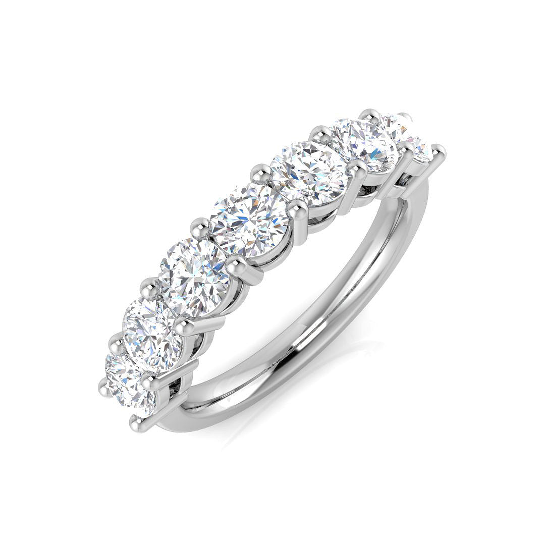 Multi Stone Diamond Ring 2.18ct–3.03ct – SR1956 – 18k White Gold