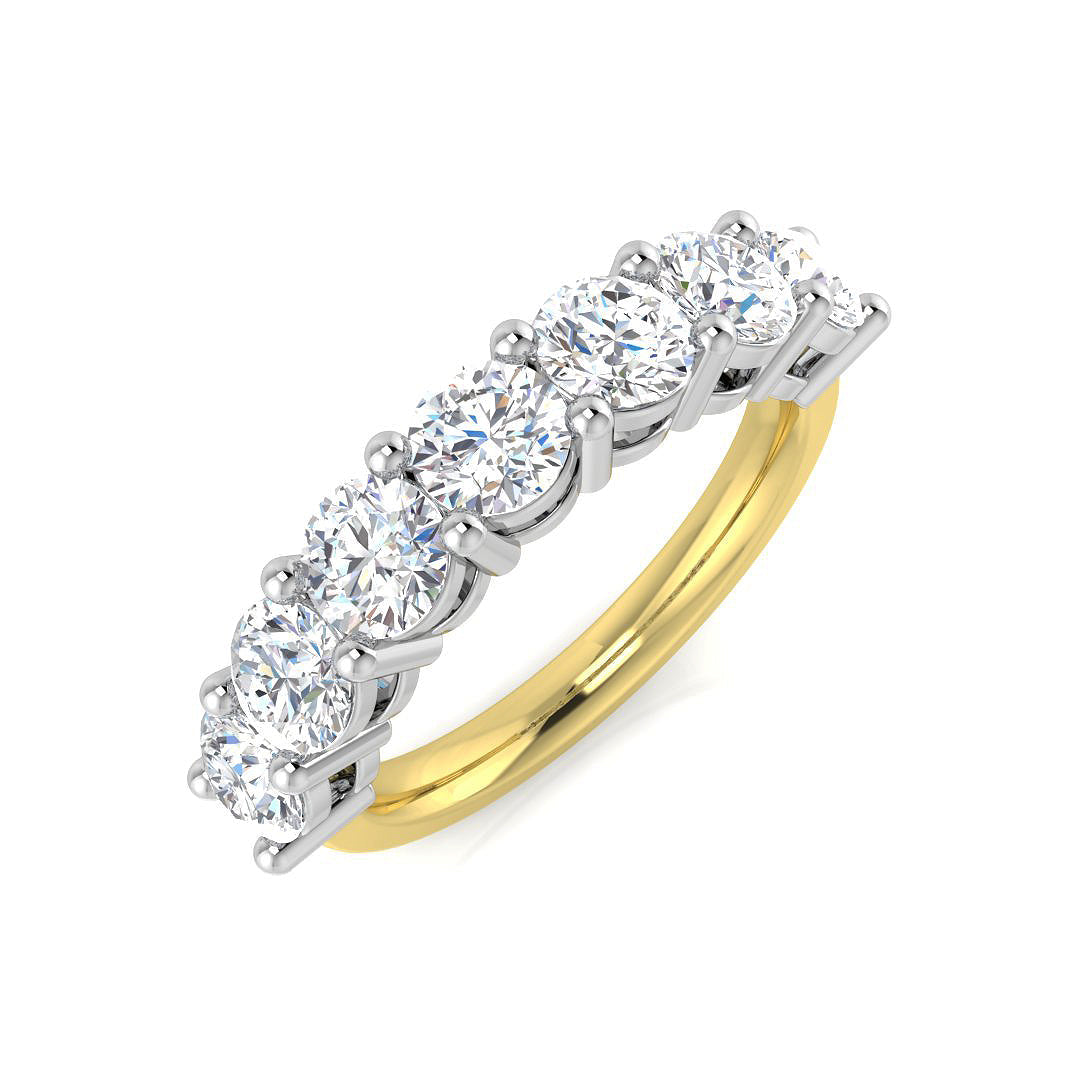 Multi Stone Diamond Ring 0.4ct–1.71ct – SL9056 – 18k Yellow Gold