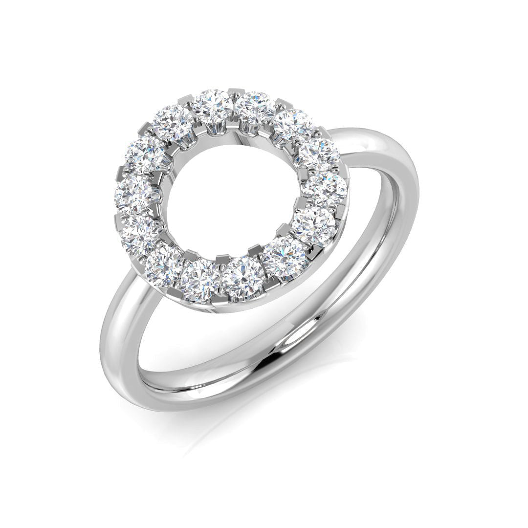 Circle of Life Diamond Ring 0.12ct–0.48ct – SL8959 – 18k White Gold