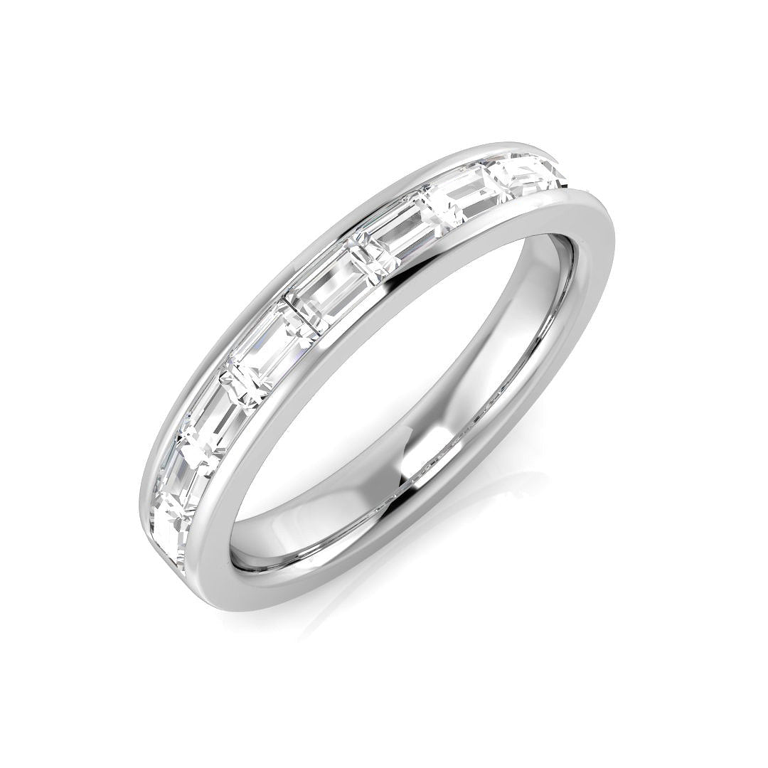Half Eternity Diamond Ring 0.31ct–0.79ct – SL7325 – 18k White Gold