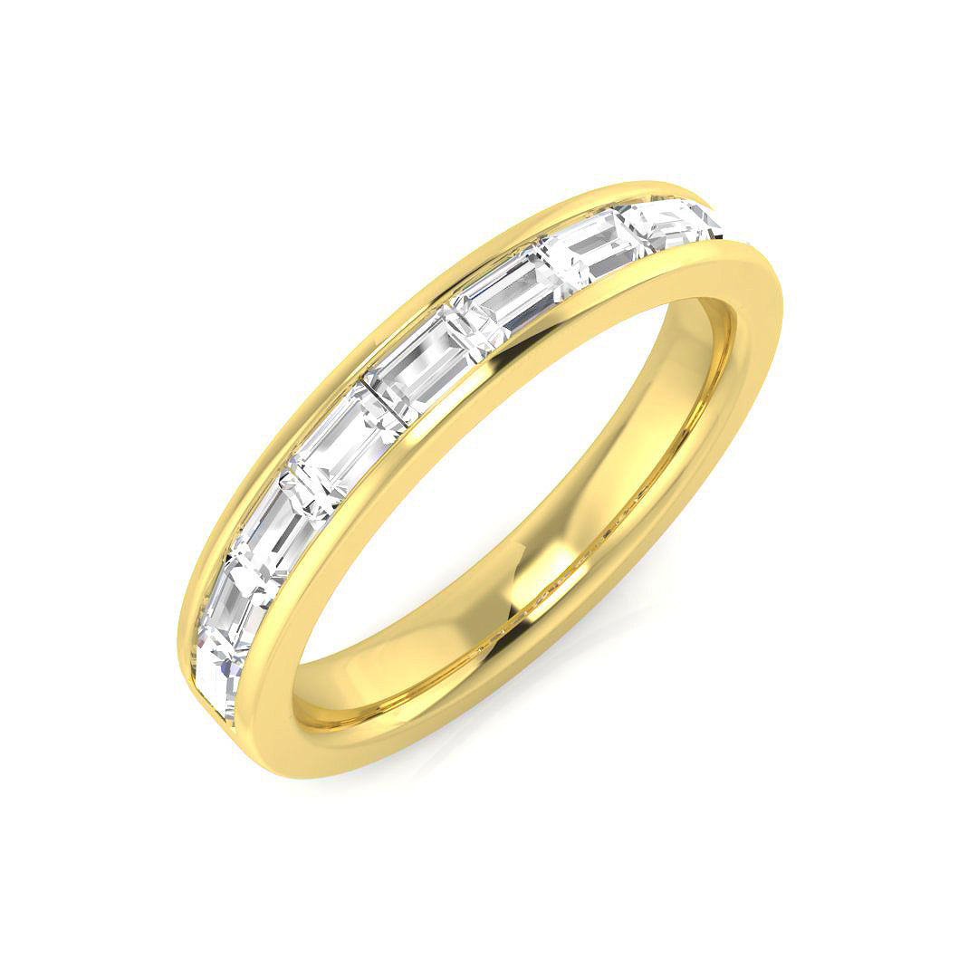Half Eternity Diamond Ring 0.31ct–0.79ct – SL7325 – 18k Yellow Gold