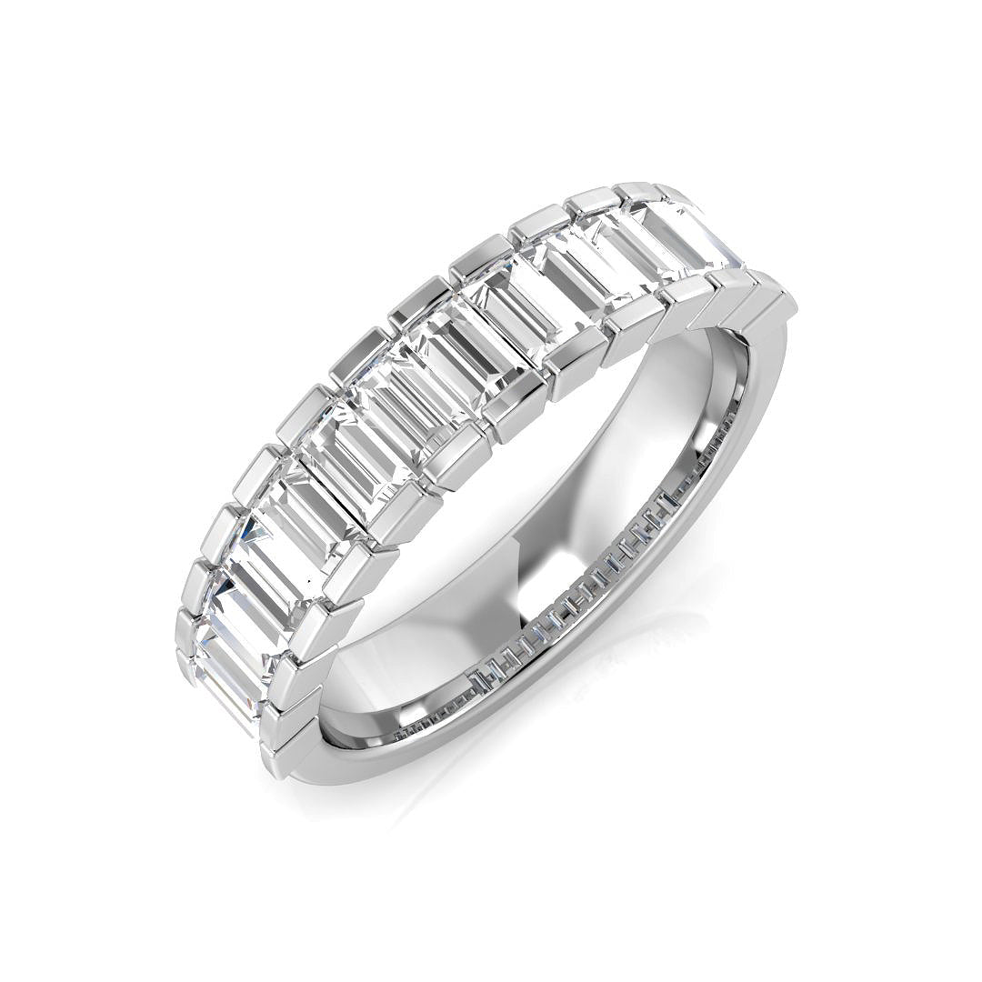 Half Eternity Diamond Ring 0.5ct–1.03ct – SR1936 – 18k White Gold