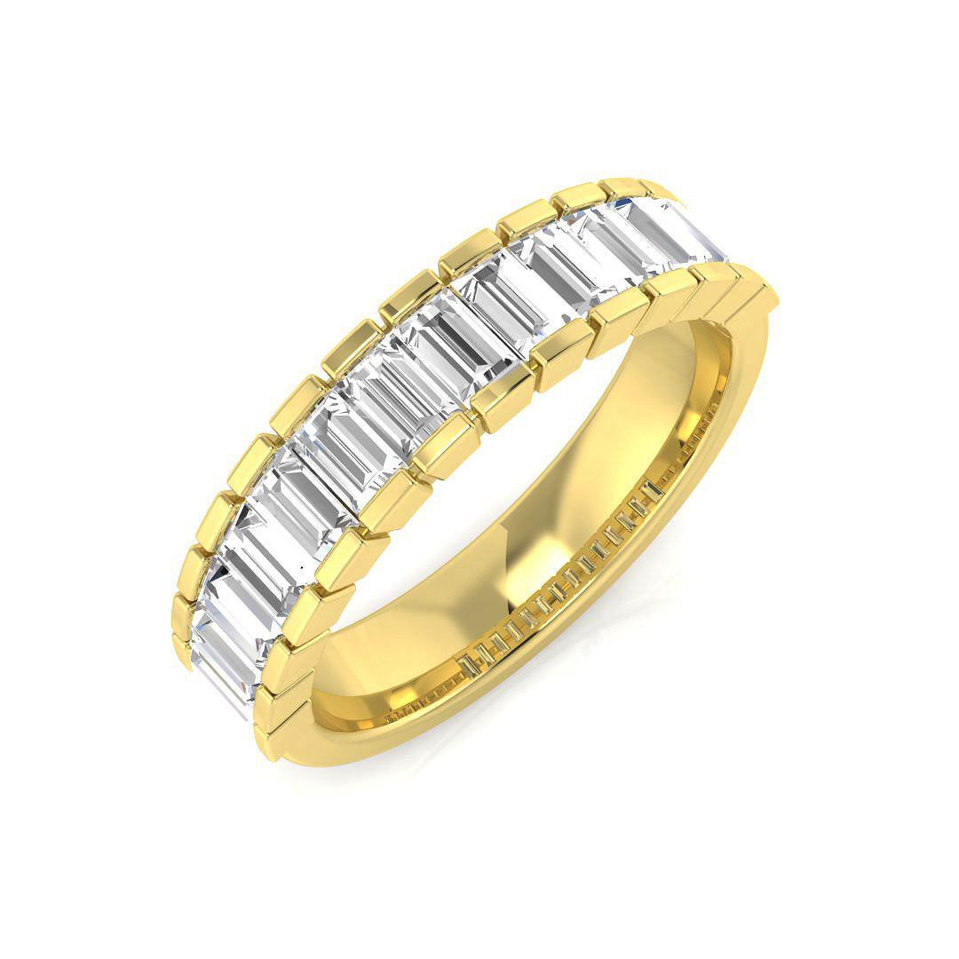 Half Eternity Diamond Ring 0.5ct–1.03ct – SR1936 – 18k Yellow Gold