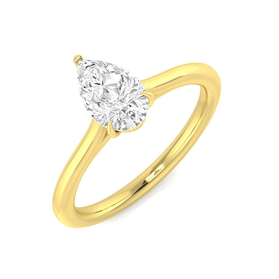 Engagement Diamond Ring 0.7ct – SR2588 – 18k Yellow Gold