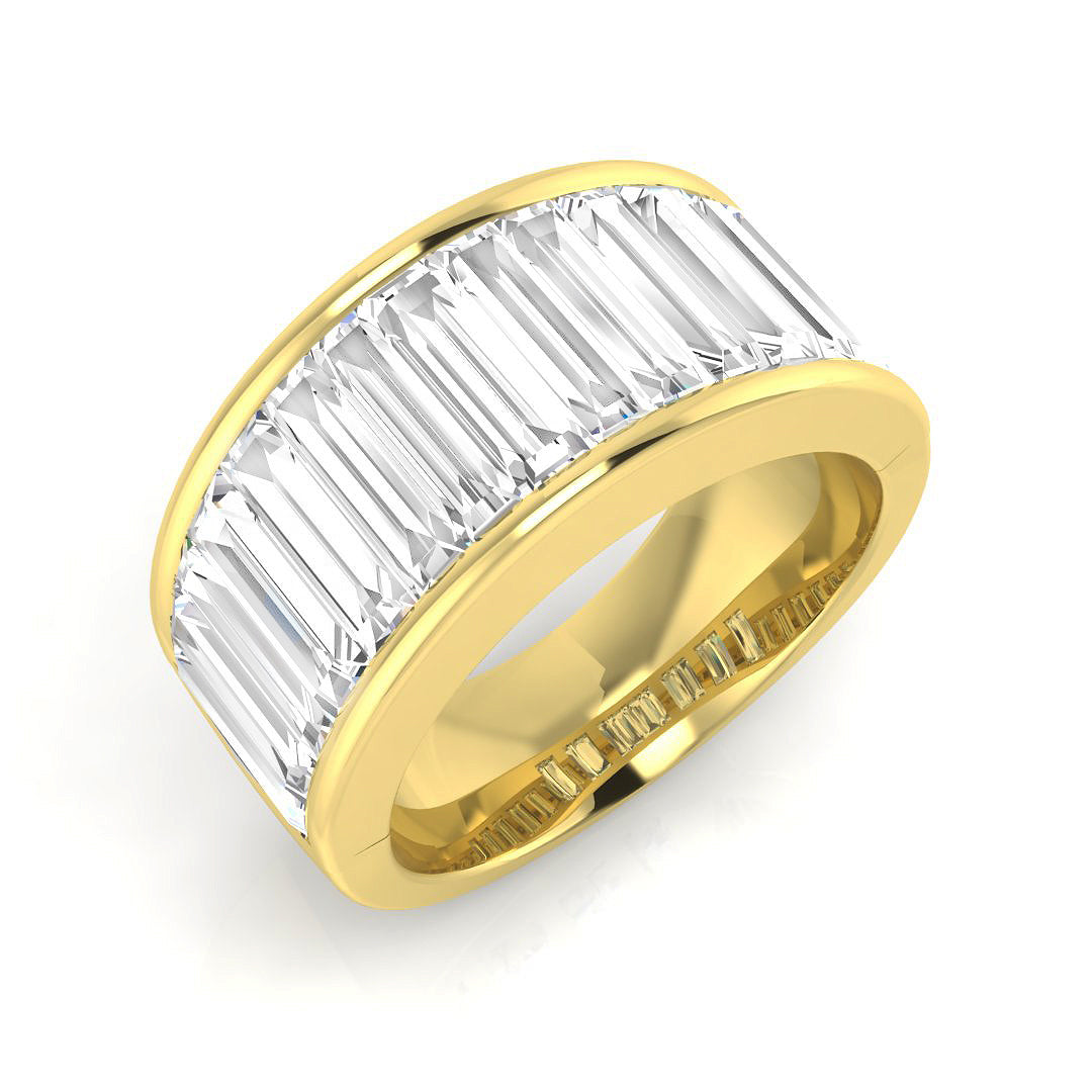 Half Eternity Diamond Ring 2.46ct–2.64ct – SR2936 – 18k Yellow Gold