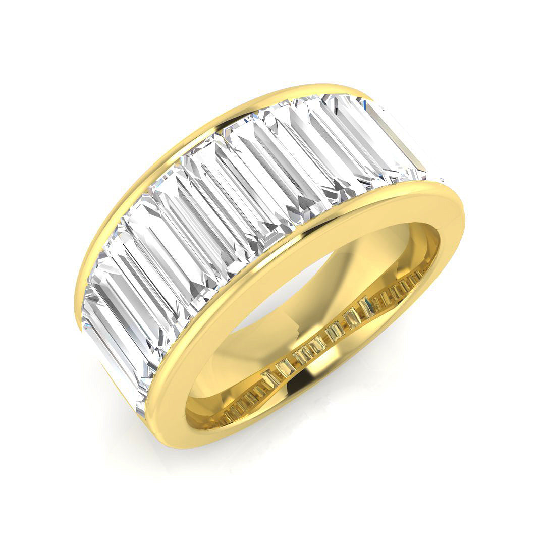 Half Eternity Diamond Ring 2.68ct – SR2937 – 18k Yellow Gold