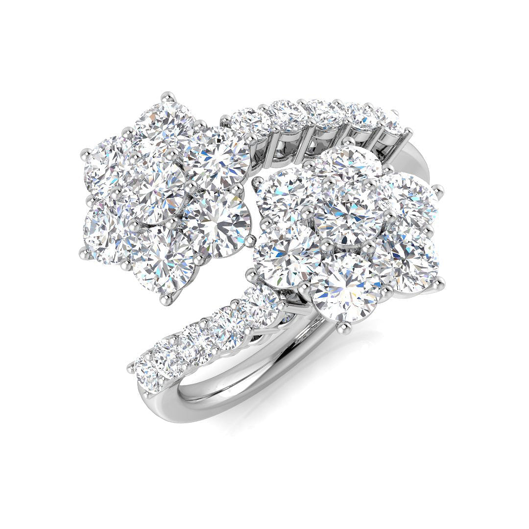 Fancy Diamond Ring 2.02ct – SR3227 – 18k White Gold
