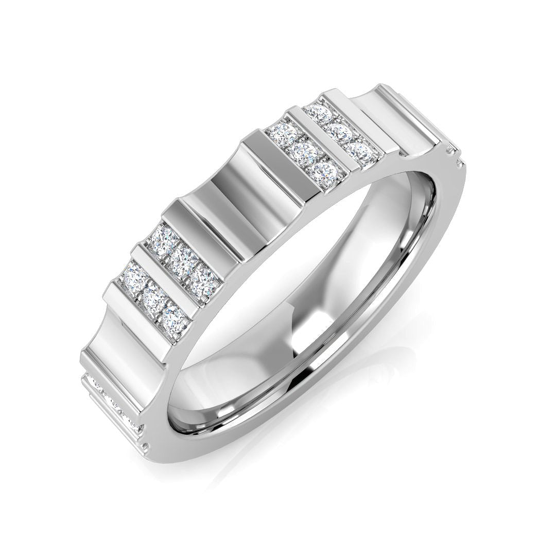 Half Eternity Diamond Ring 0.05ct–0.3ct – SR3242 – 18k White Gold