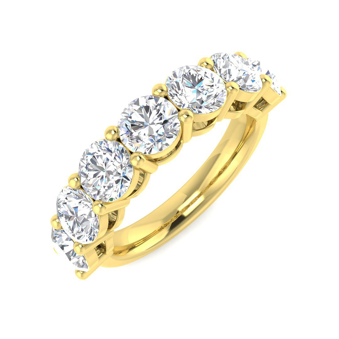 Multi Stone Diamond Ring 2.18ct–3.03ct – SR1956 – 18k Yellow Gold