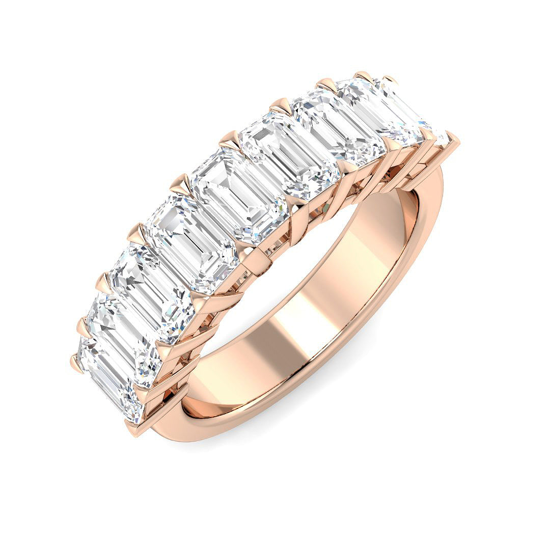 Half Eternity Diamond Ring 2.94ct – SR3292 – 18k Rose Gold