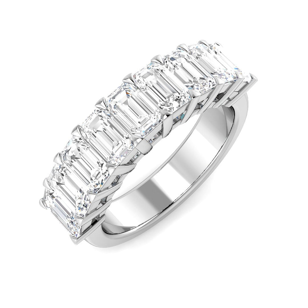 Half Eternity Diamond Ring 2.94ct – SR3292 – 18k White Gold