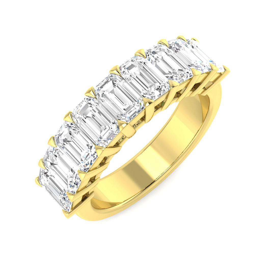 Half Eternity Diamond Ring 2.94ct – SR3292 – 18k Yellow Gold