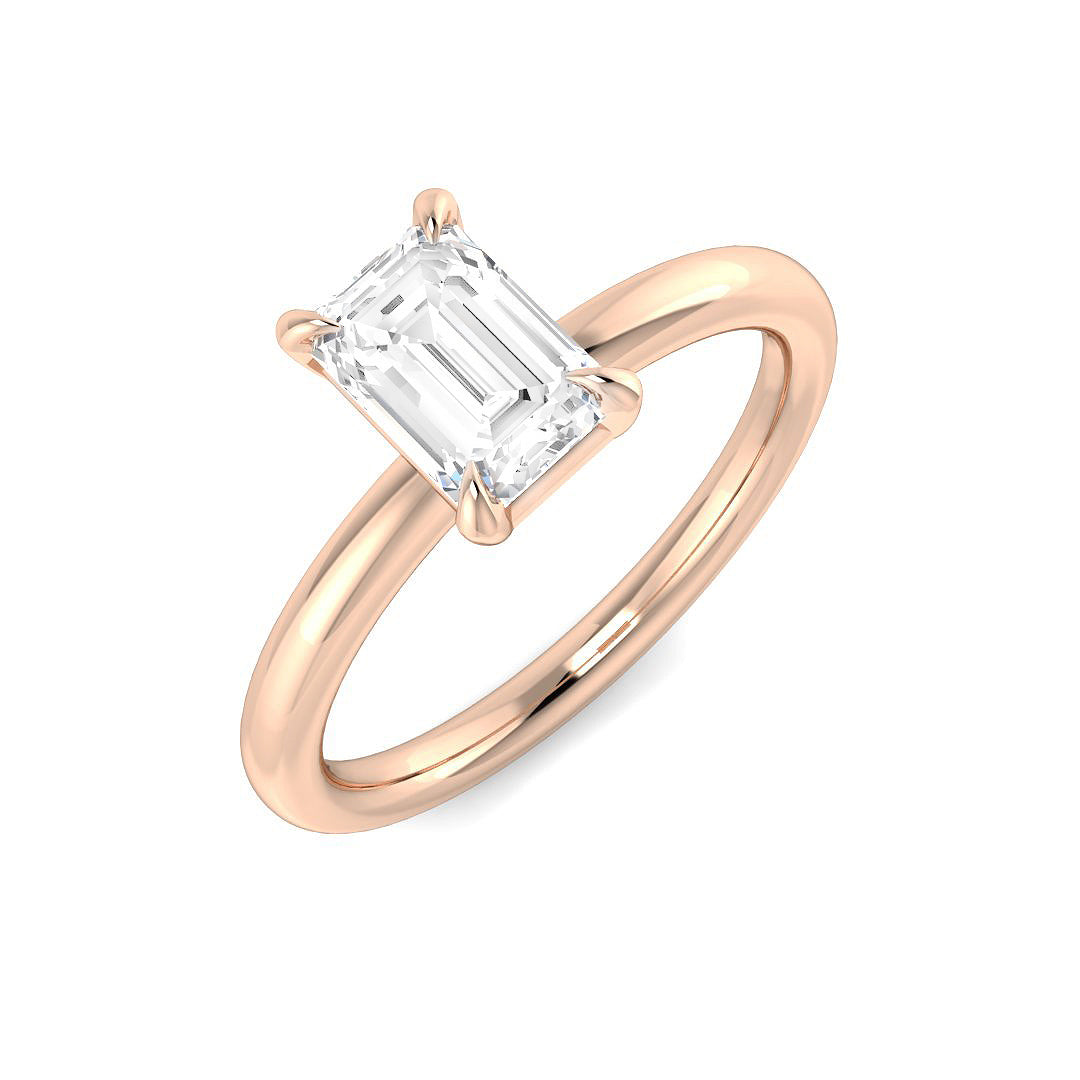 Engagement Diamond Ring 0.22ct–2.51ct – SR1590 – 18k Rose Gold