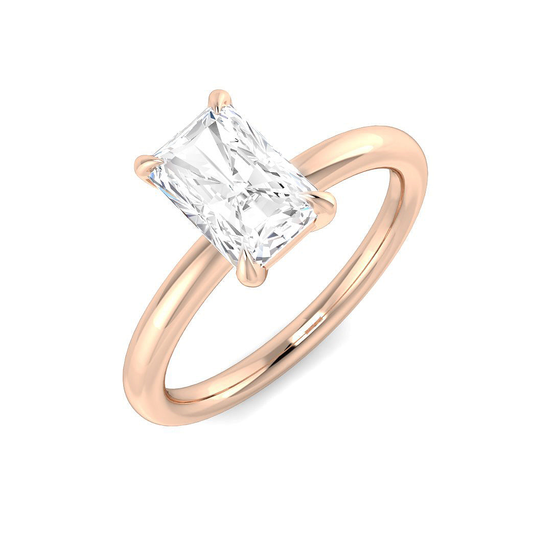 Engagement Diamond Ring 0.22ct–2.51ct – SR1590 – 18k Rose Gold