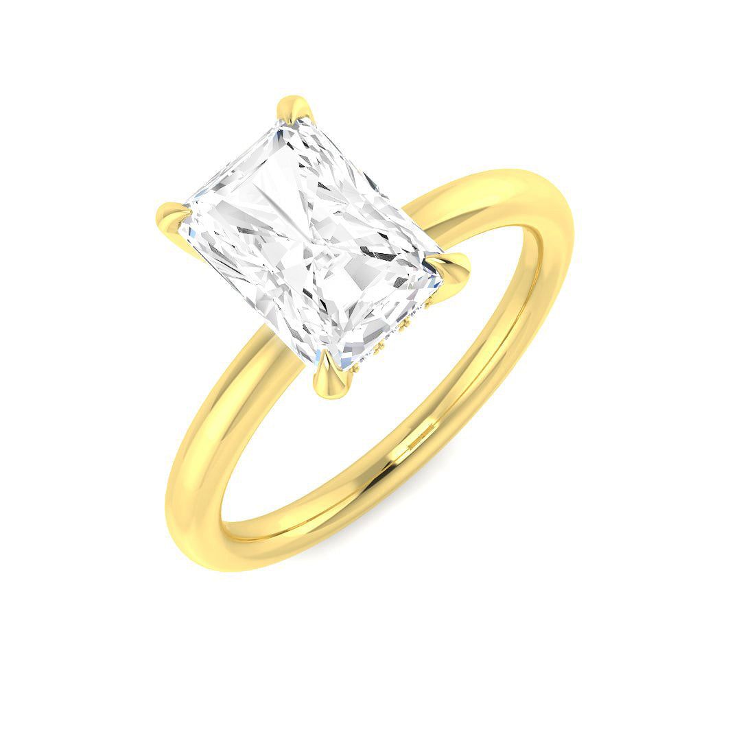 Engagement Lab-Grown Diamond Ring 2.12ct – SR3773 – 18k Yellow Gold