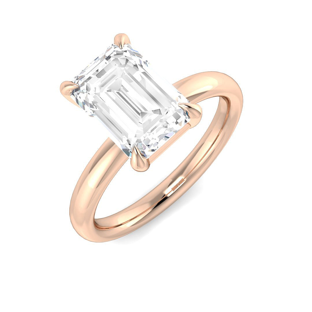 Engagement Diamond Ring 0.22ct–2.51ct – SR1590 – 18k Rose Gold