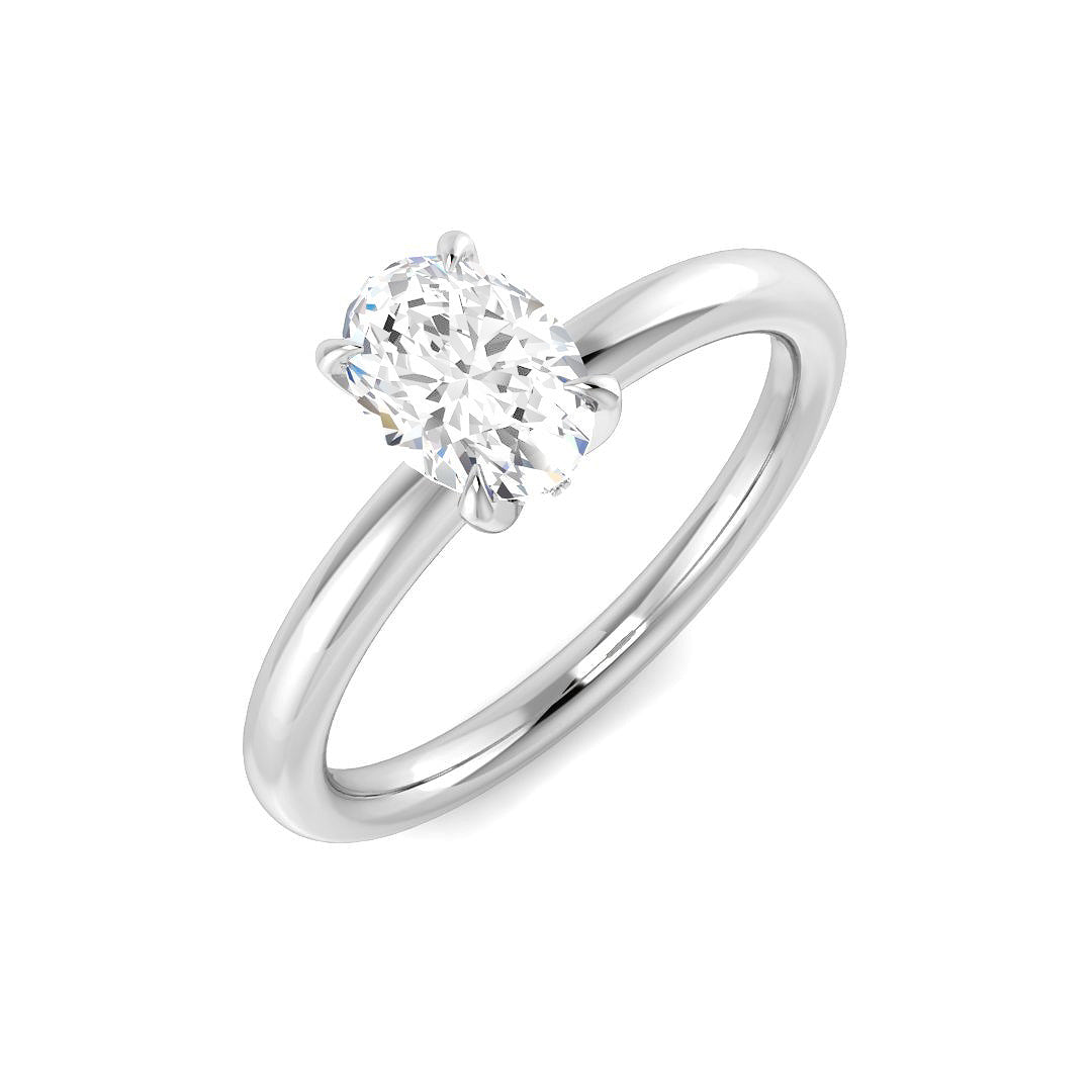 Engagement Lab-Grown Diamond Ring 0.75ct–0.81ct – SR3780 – 18k White Gold