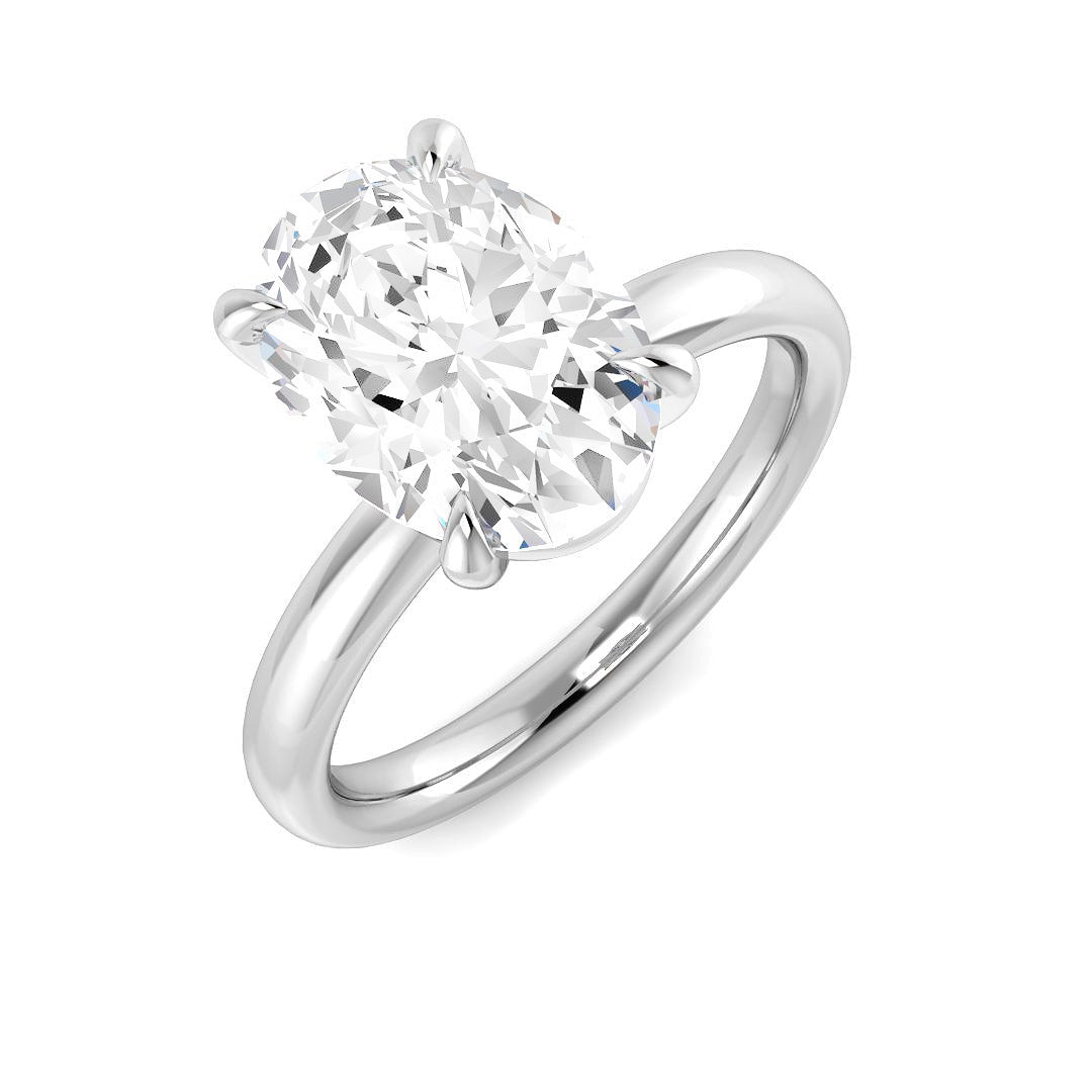 Engagement Diamond Ring 0.23ct–5.0ct – SR1593 – 18k White Gold