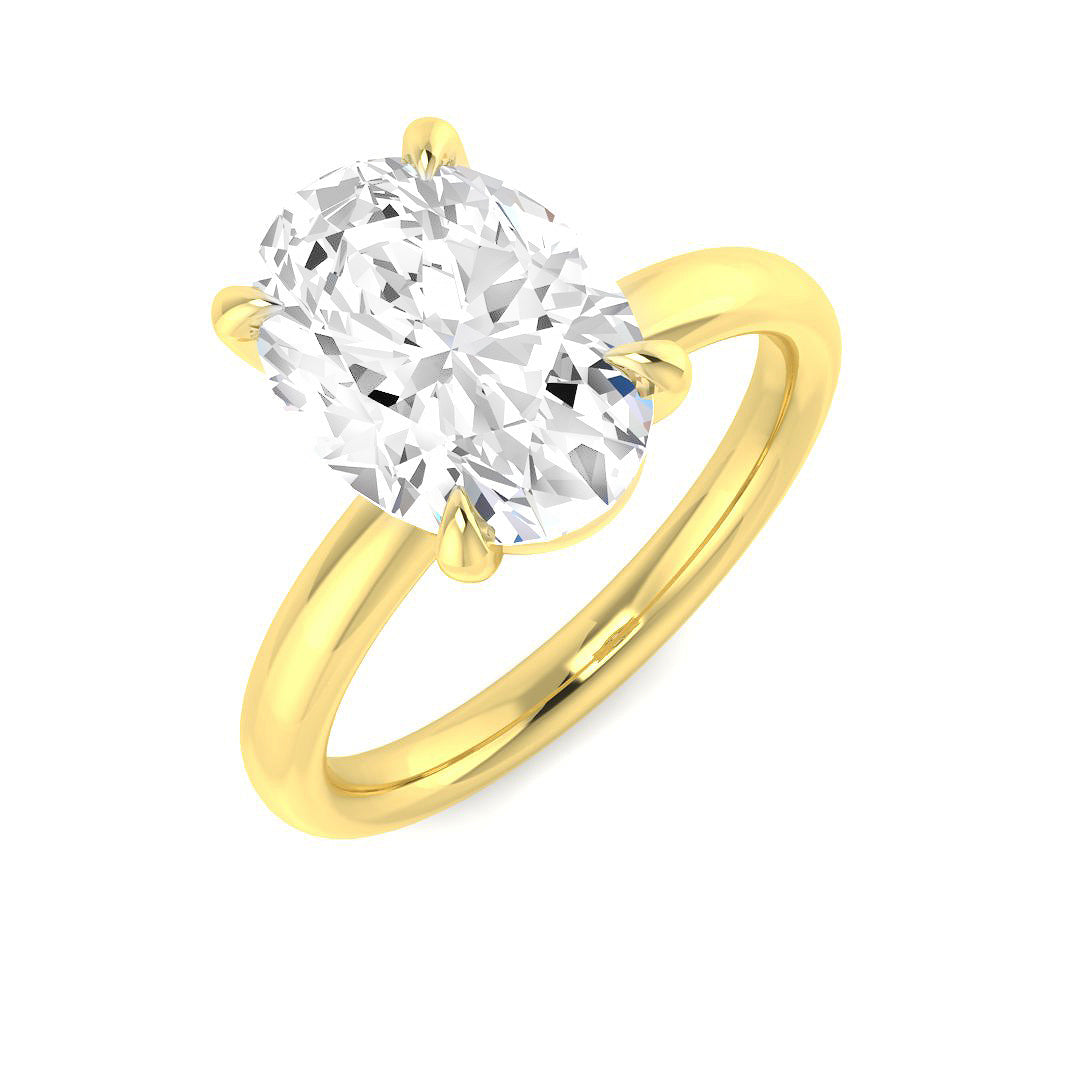 Engagement Diamond Ring 0.23ct–5.0ct – SR1593 – 18k Yellow Gold
