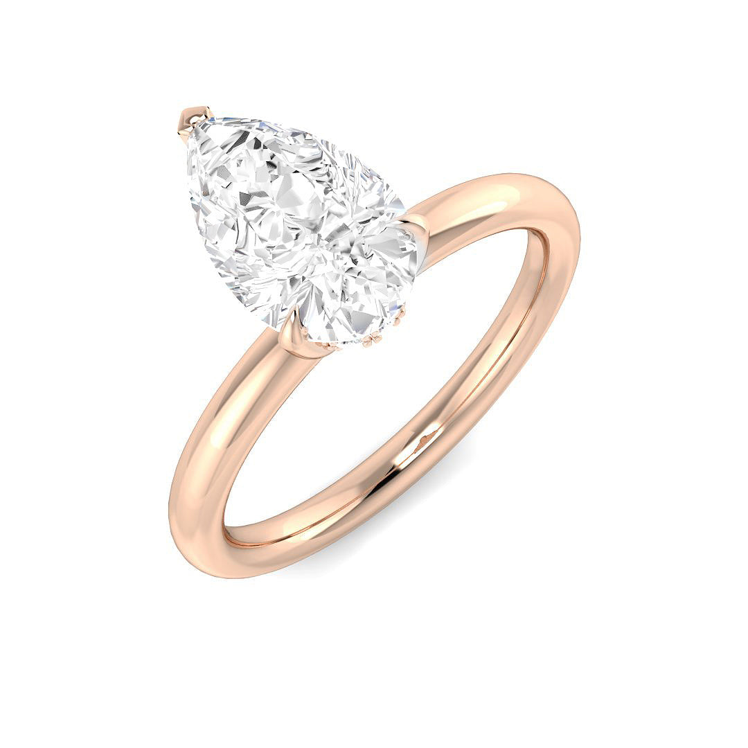 Engagement Lab-Grown Diamond Ring 1.6ct – SR3801 – 18k Rose Gold