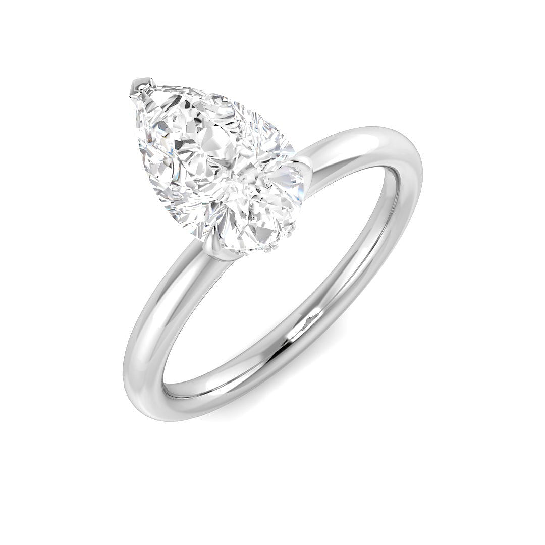 Engagement Lab-Grown Diamond Ring 1.6ct – SR3801 – 18k White Gold