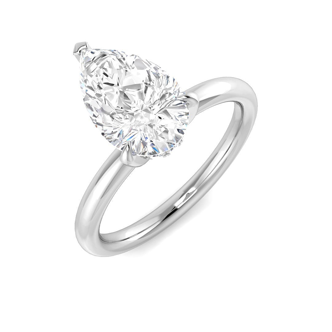 Engagement Lab-Grown Diamond Ring 2.16ct – SR3802 – 18k White Gold