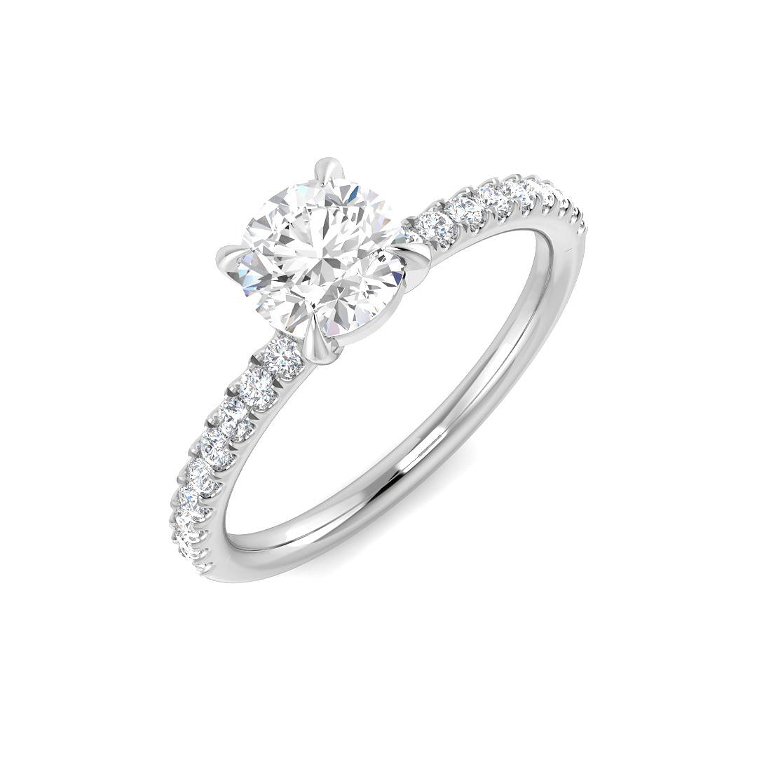 Engagement Lab-Grown Diamond Ring 0.9ct–0.92ct – SR3806 – Platinum
