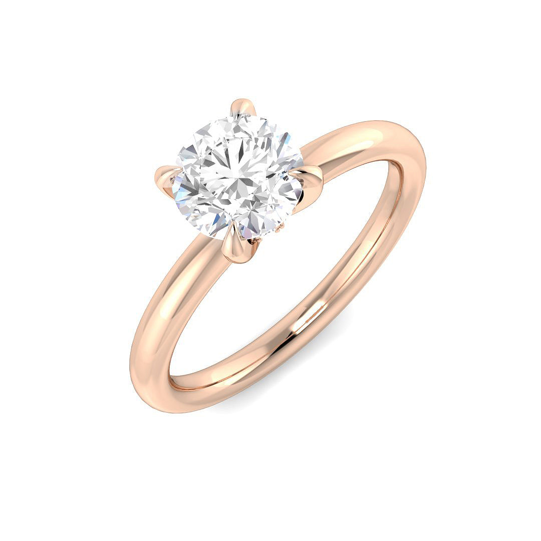 Engagement Lab-Grown Diamond Ring 1.05ct – SR3810 – 18k Rose Gold