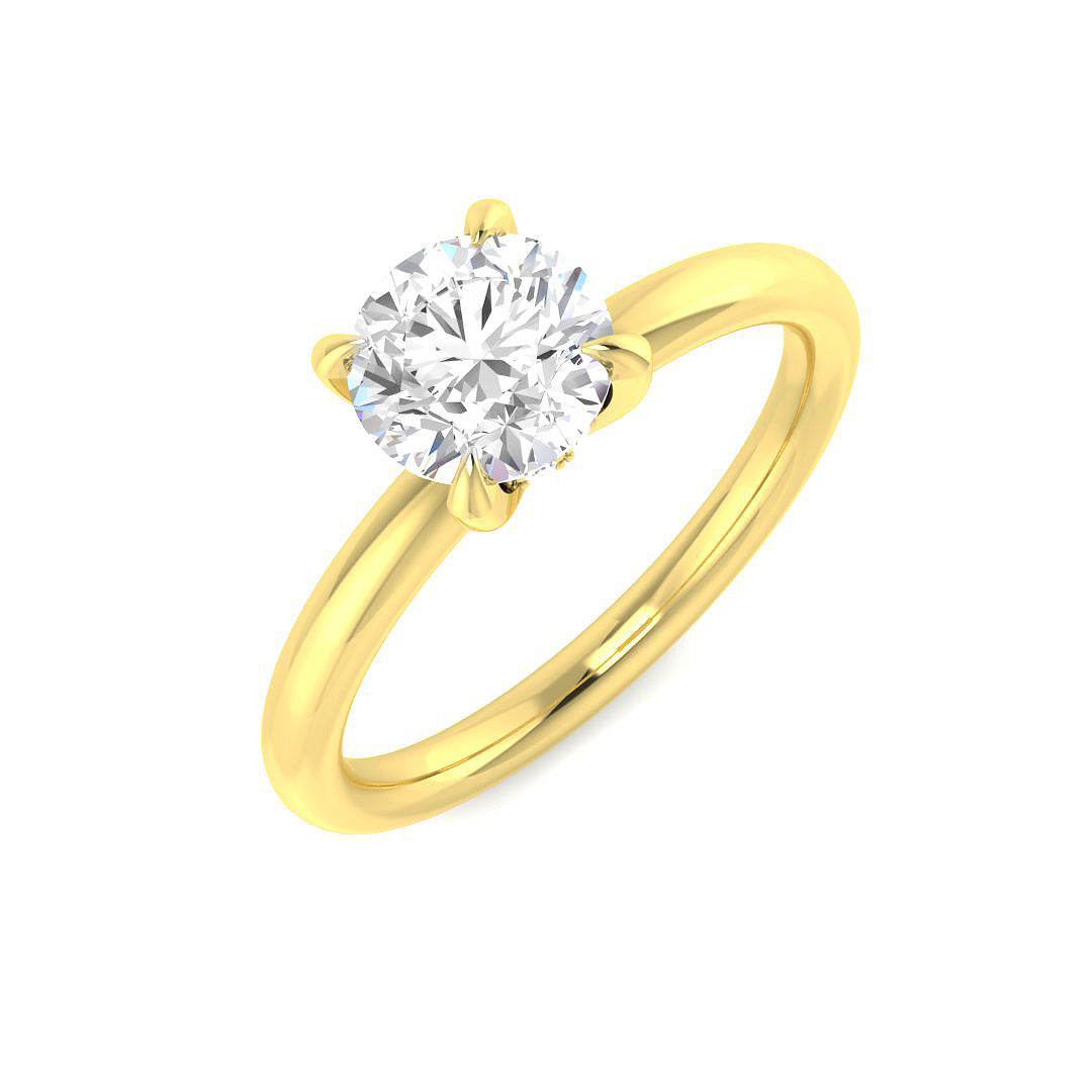 Engagement Lab-Grown Diamond Ring 1.05ct – SR3810 – 18k Yellow Gold