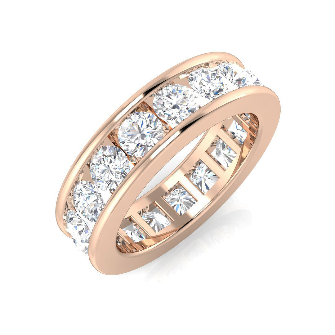Full Eternity Diamond Ring 0.5ct–3.3ct – SL4304 – 18k Rose Gold