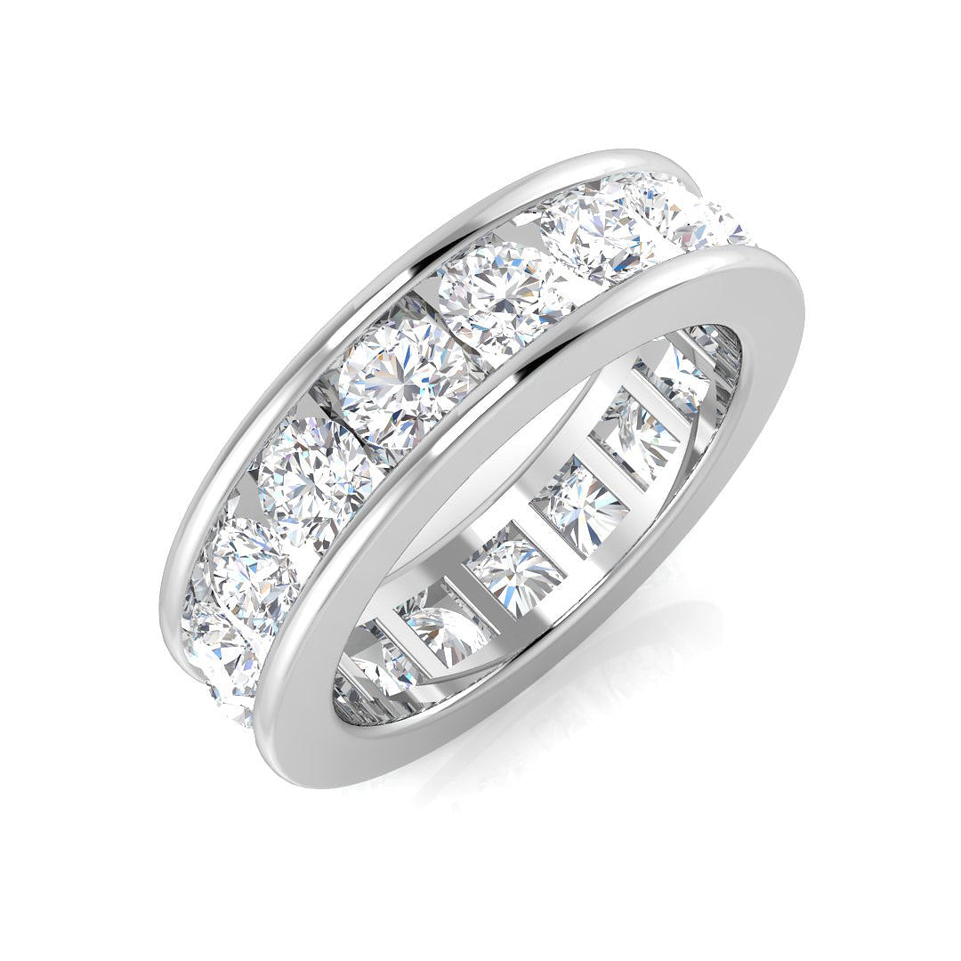 Full Eternity Diamond Ring 0.5ct–3.3ct – SL4304 – 18k White Gold