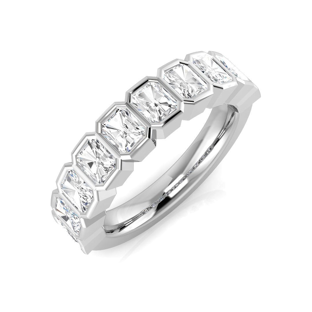 Half Eternity Diamond Ring 1.06ct–2.08ct – SR3896 – 18k White Gold