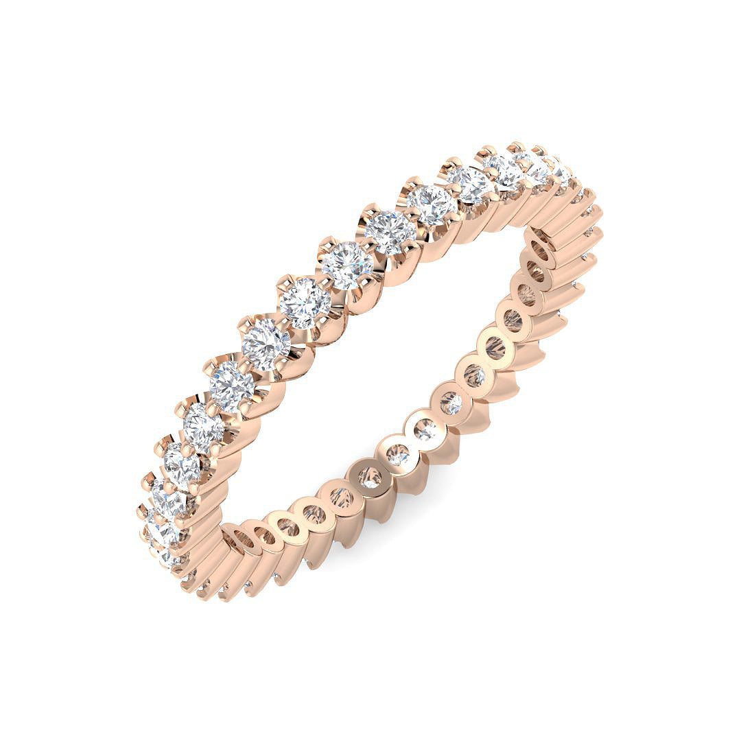 Full Eternity Diamond Ring 0.61ct – SR3991 – 18k Rose Gold