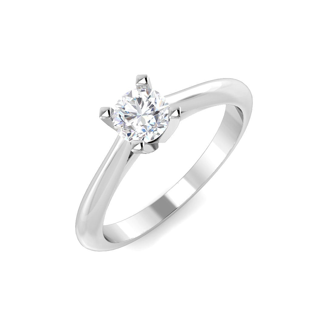 Engagement Diamond Ring 0.41ct – SR4130 – 18k White Gold