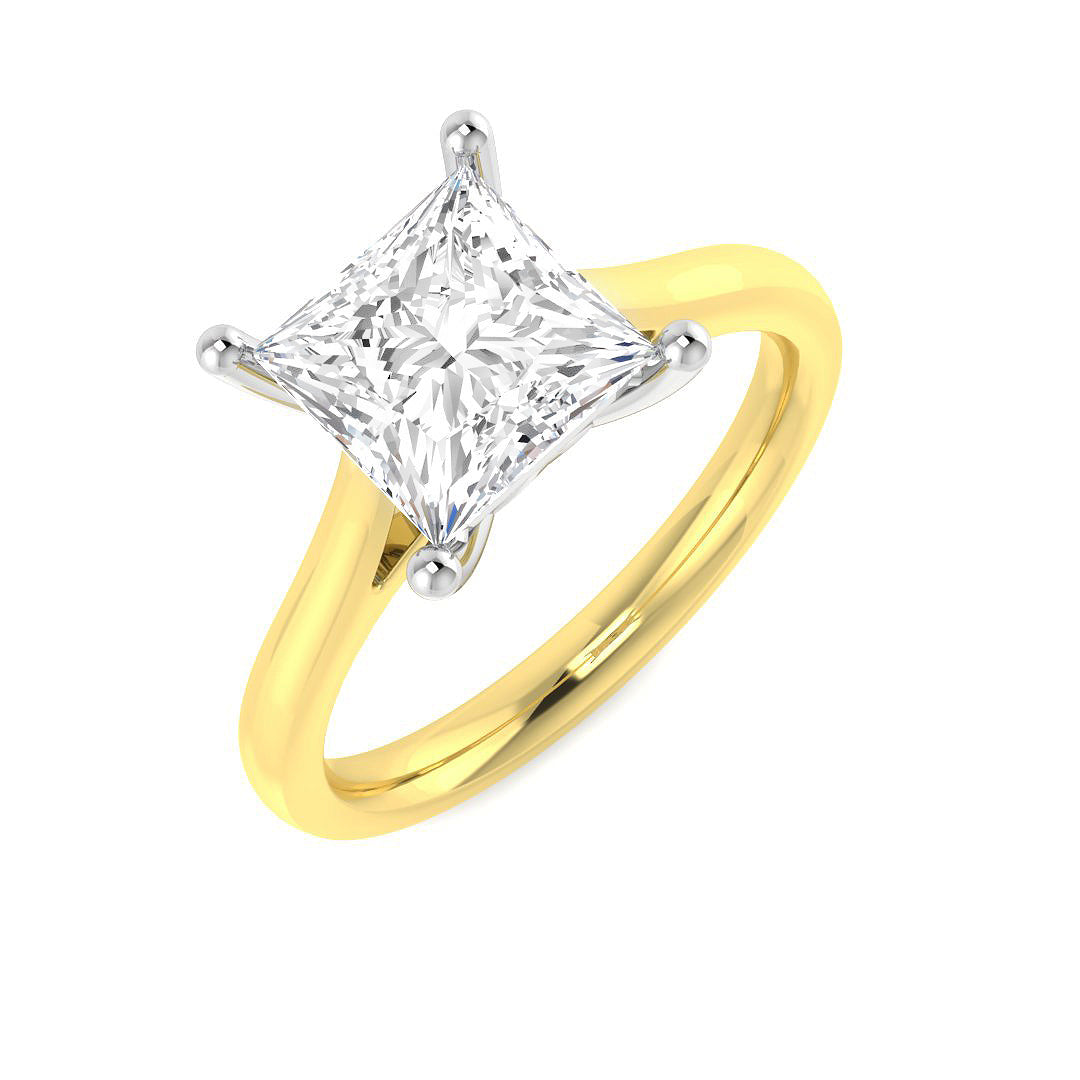 Engagement Diamond Ring 0.29ct–2.01ct – SR1781 – 18k Yellow Gold