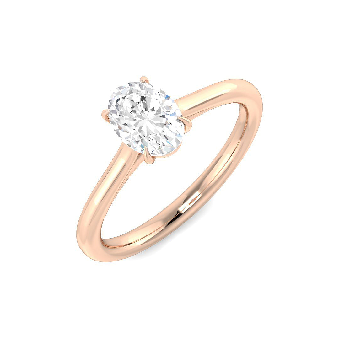 Engagement Diamond Ring 0.23ct–5.0ct – SR1593 – 18k Rose Gold