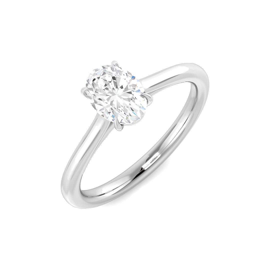 Engagement Diamond Ring 0.23ct–5.0ct – SR1593 – 18k White Gold