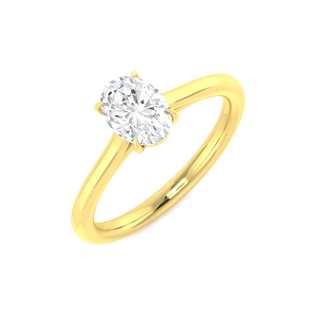 Engagement Diamond Ring 0.23ct–5.0ct – SR1593 – 18k Yellow Gold